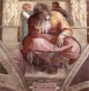 Michelangelo Buonarroti Jeremiah painting